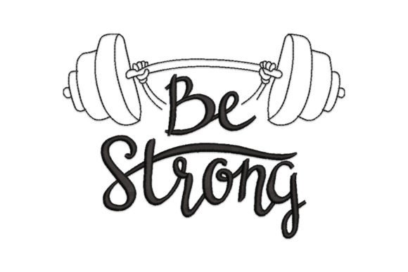 Be Strong. Motivation Quote: A Designer’s Review for Small Business Merch