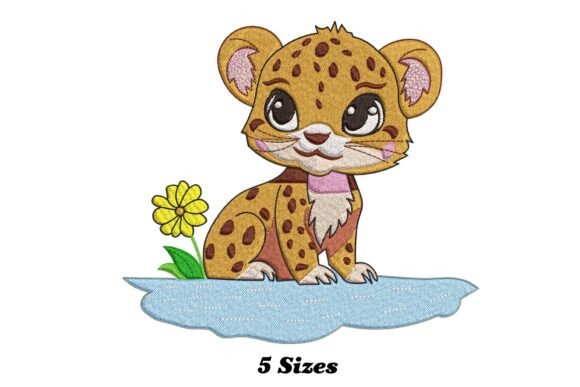 Cute Baby Leopard Embroidery Review