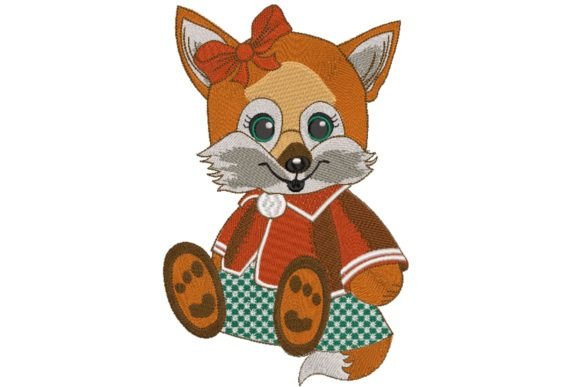 Cute Girl Baby Fox Embroidery Review