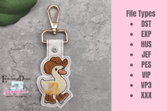 Fringe Duck ITH Key Fob: A Smart Pick for Etsy Sellers