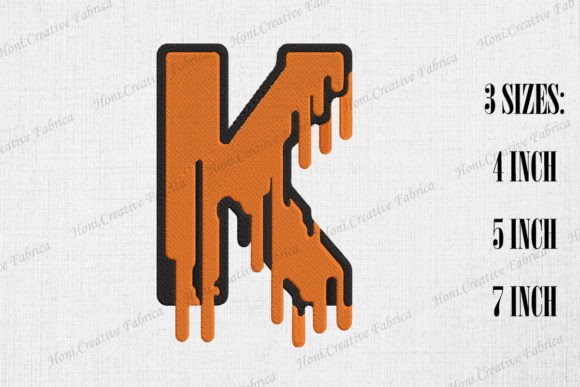 Halloween Letter K Embroidery Review