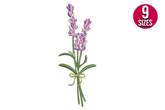 Lavender Bouquet Embroidery Design Review