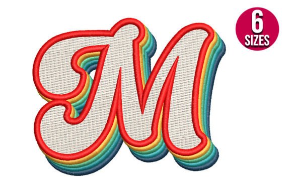 Retro Alphabet Letter M Review for Holiday Collections