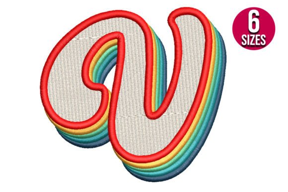 Retro Alphabet Letter V Review